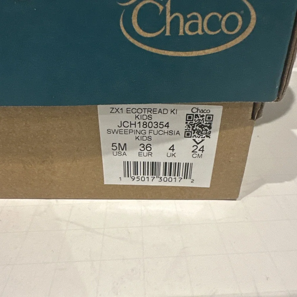 Chako ZX1 Ecotread Kids Size EU 36/US 5 JCH180354 Outdoor Sandals Fuschia